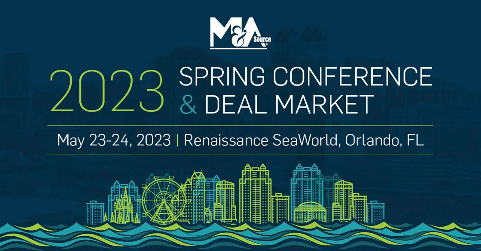 spring 2023 M&A Source conference branding